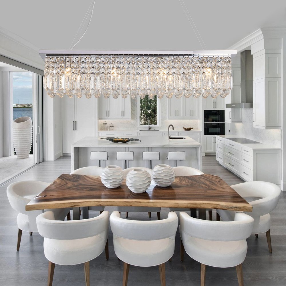 Amber Chandelier Metal Ceiling Light