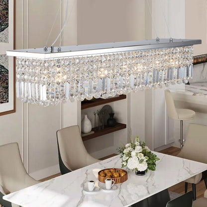 Amber Chandelier Metal Ceiling Light
