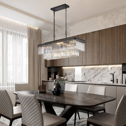 Black Chandelier Metal Ceiling Light