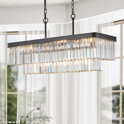 Black Chandelier Metal Ceiling Light