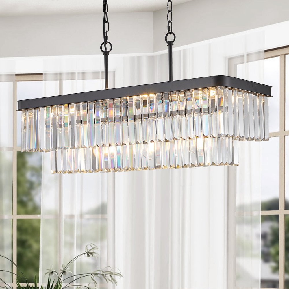 Black Chandelier Metal Ceiling Light