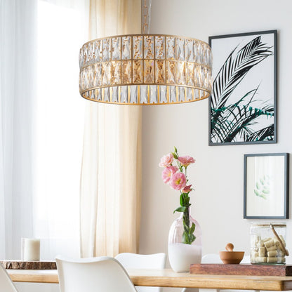 Gold Chandelier Metal Ceiling Light