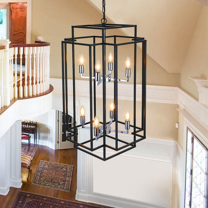 Amber Chandelier Metal Ceiling Light