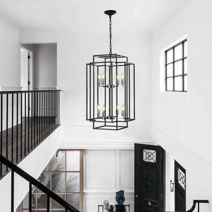 Amber Chandelier Metal Ceiling Light