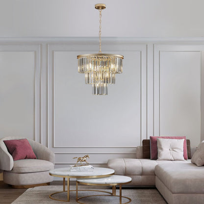 Gold Chandelier Metal Ceiling Light