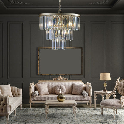 Gold Chandelier Metal Ceiling Light