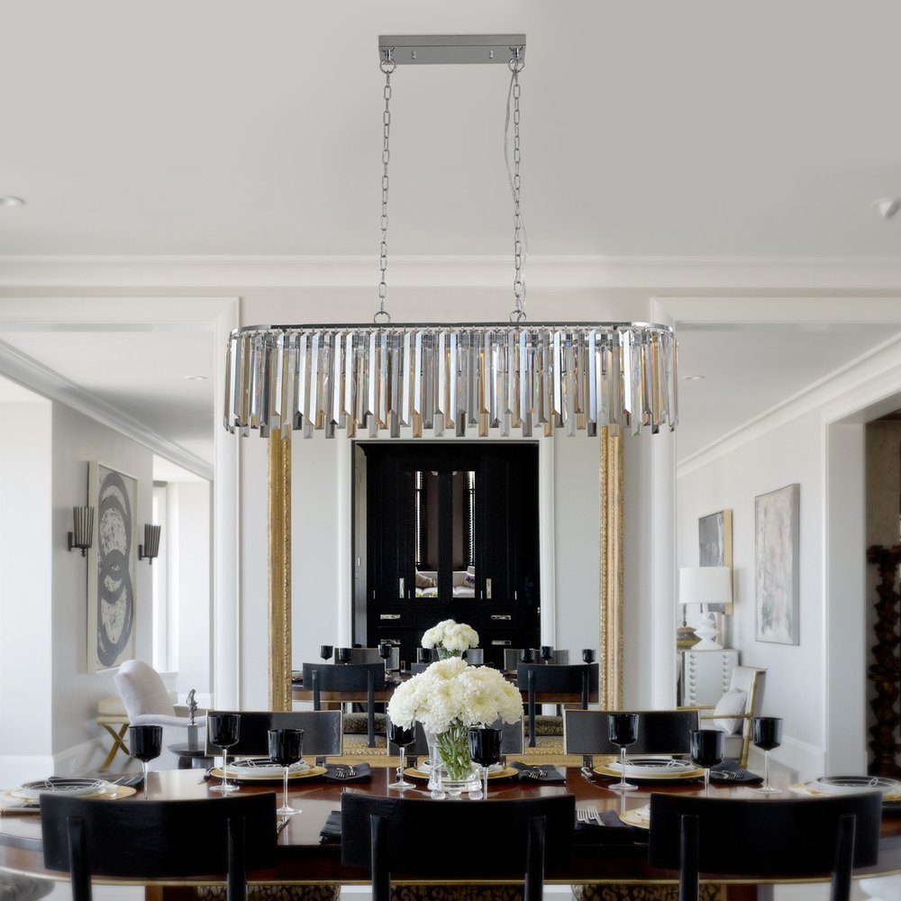 Clear Chandelier Crystal Ceiling Light