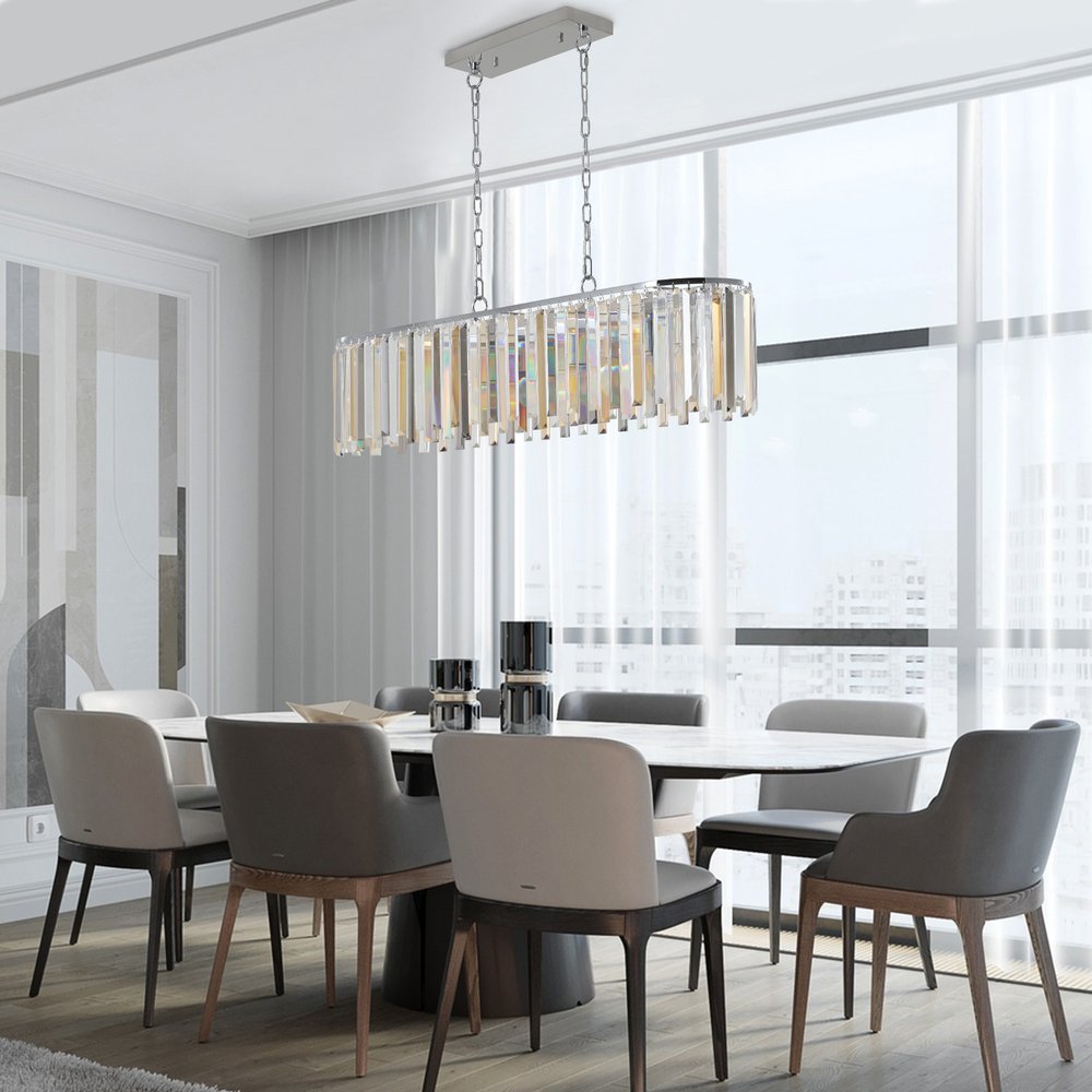 Clear Chandelier Crystal Ceiling Light