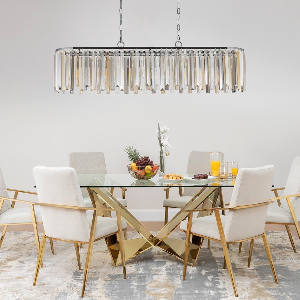 Clear Chandelier Crystal Ceiling Light