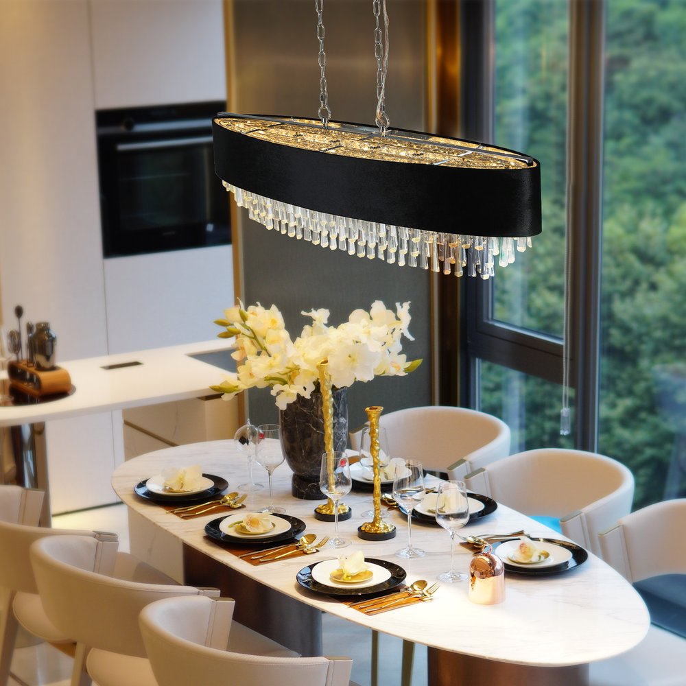 Clear Chandelier Crystal Ceiling Light