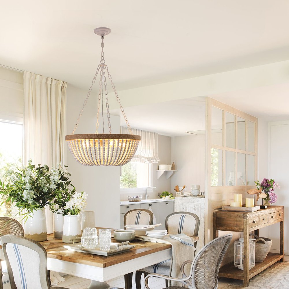 Brown Chandelier Metal Ceiling Light