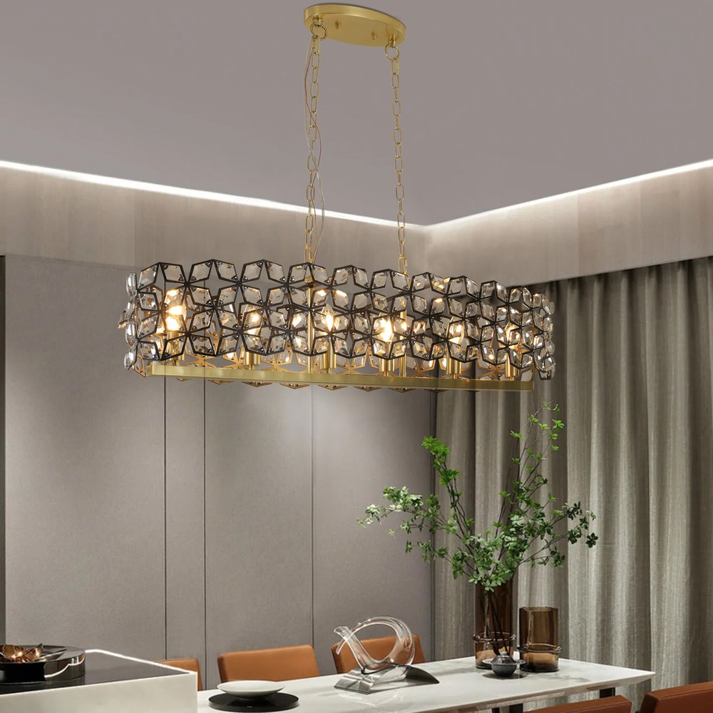Clear Chandelier Crystal Ceiling Light