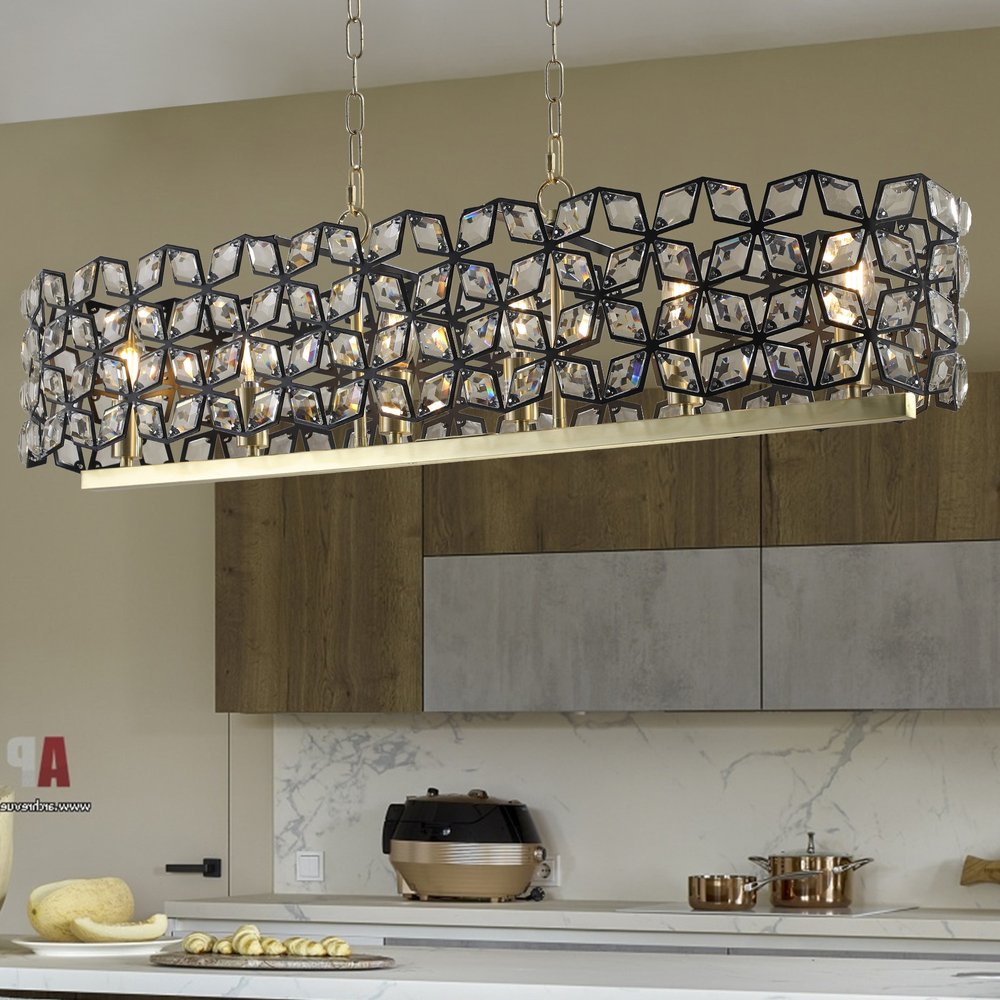 Clear Chandelier Crystal Ceiling Light