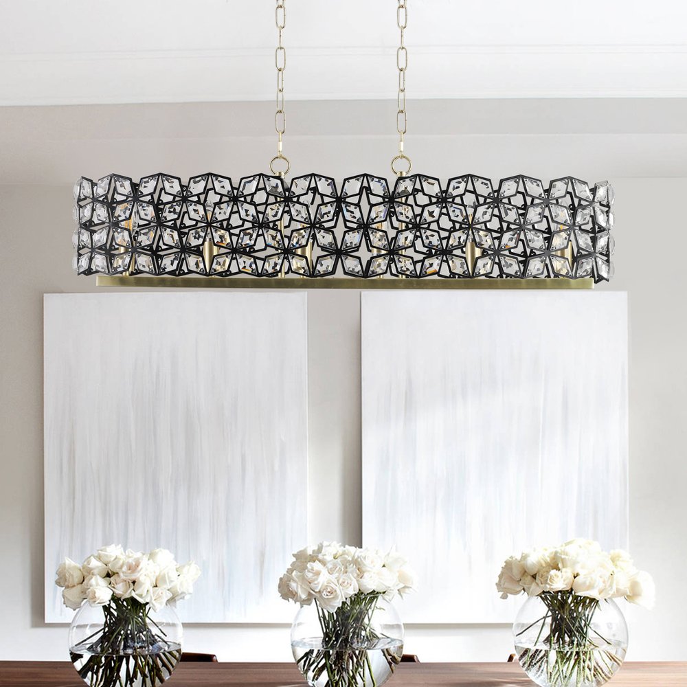 Clear Chandelier Crystal Ceiling Light