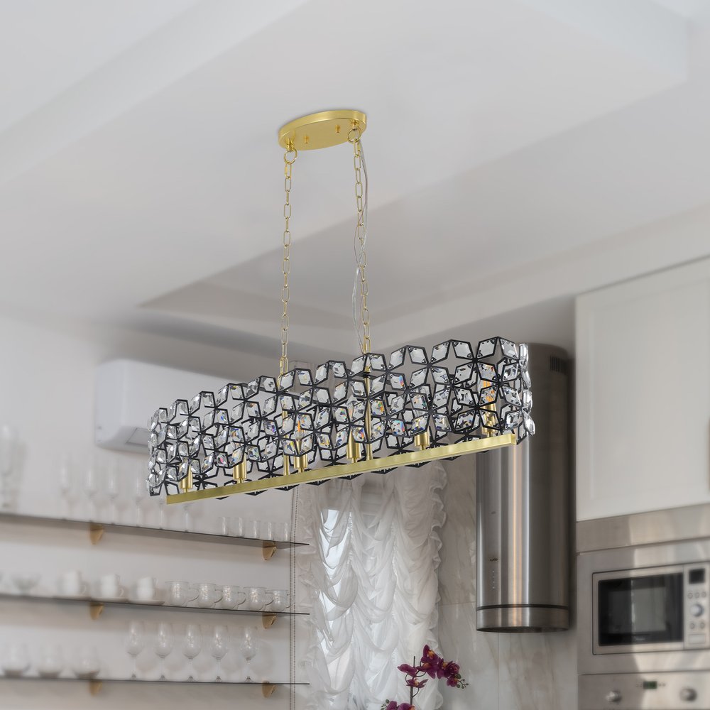 Clear Chandelier Crystal Ceiling Light
