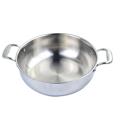 13" Silver Stainless Steel Food Steamer