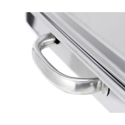 9" Silver Stainless Steel Chafing Dish With Stand