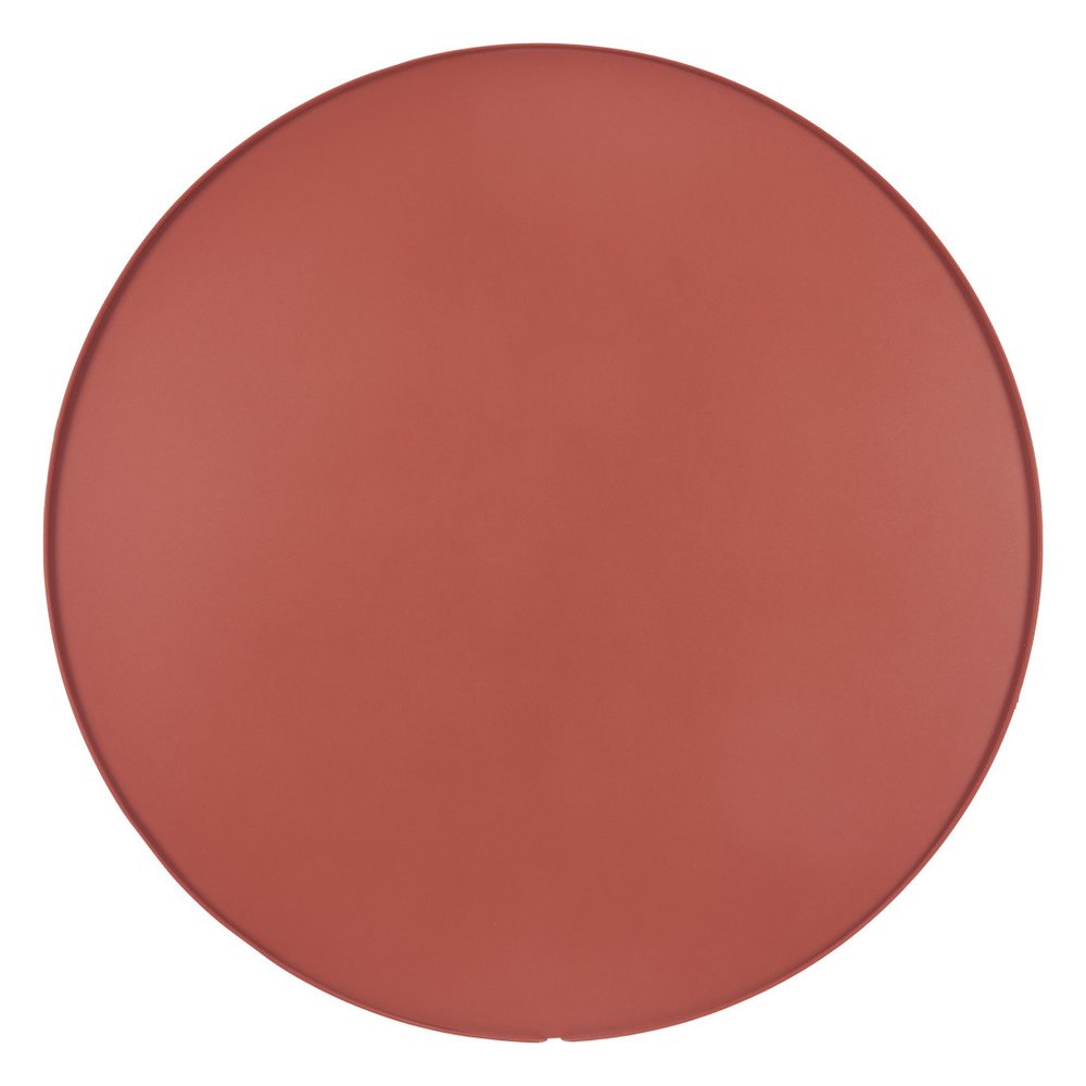 29" Terra Cotta Rounded Aluminum Outdoor Coffee Table