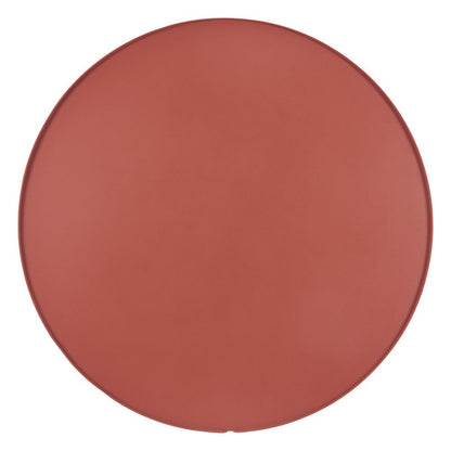 29" Terra Cotta Rounded Aluminum Outdoor Coffee Table