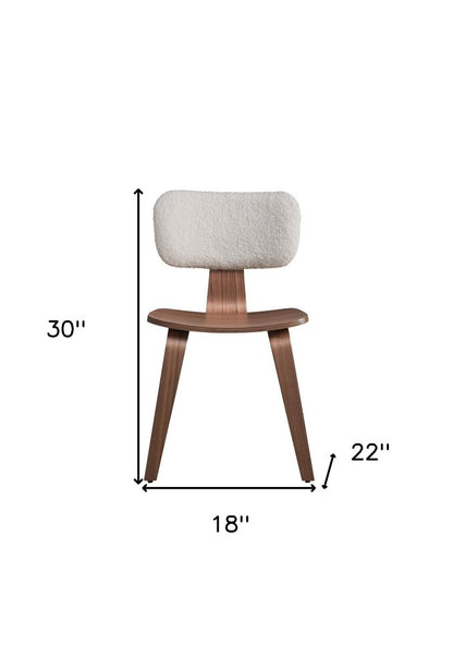 Set of Two Green and Brown Fabric Open Back Dining Side Chairs