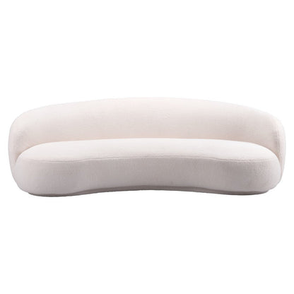93" Cream Fabric Sofa