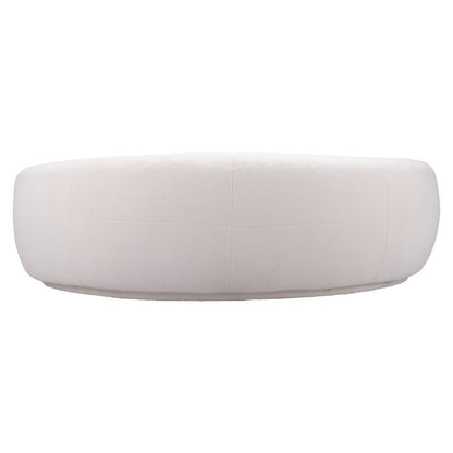 93" Cream Fabric Sofa
