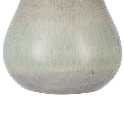 10" Blue And Gray Ombre Ceramic Round Table Vase