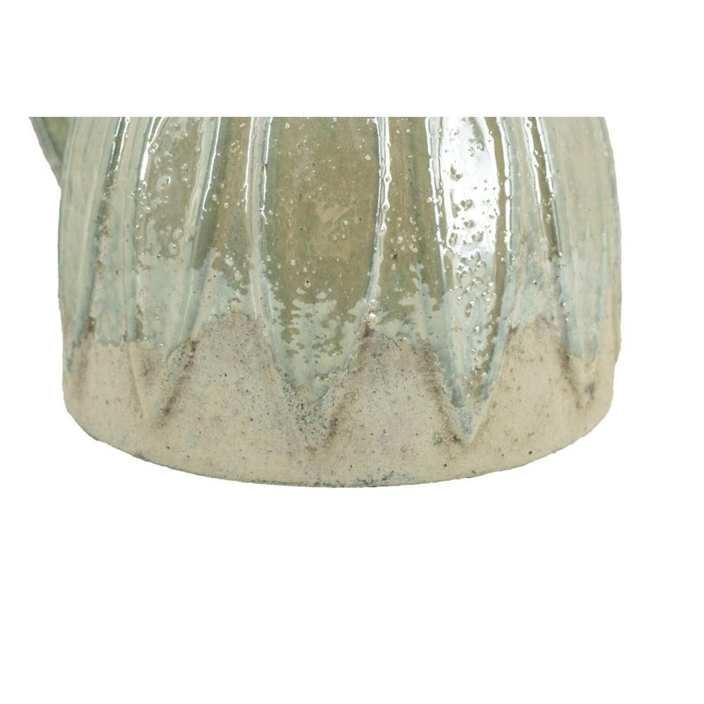 7" Gray Ceramic Round Jug Vase