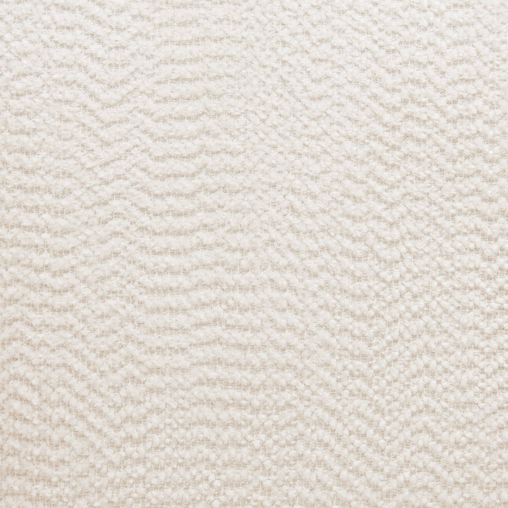 36" White And Natural Upholstered Arm Chair