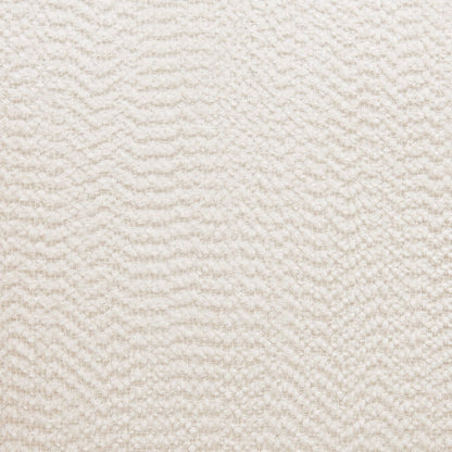 36" White And Natural Upholstered Arm Chair
