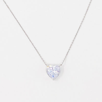 Absolute Beauty Sterling Silver Heart Necklace
