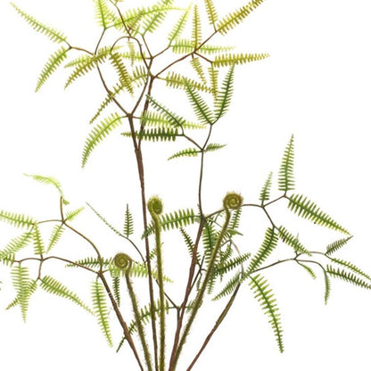 Set of Six 3" Green Artificial Fern