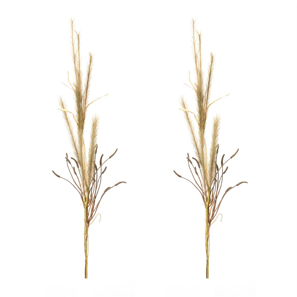 Set of Two 47" Brown Artificial