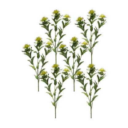 Set of Six 7" Green Artificial