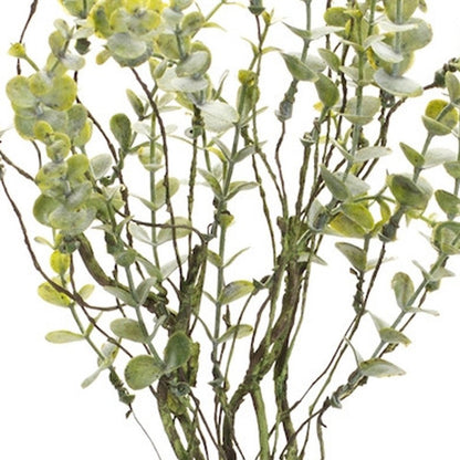Set of six 18" Green Boxwood Artificial Plant in a No