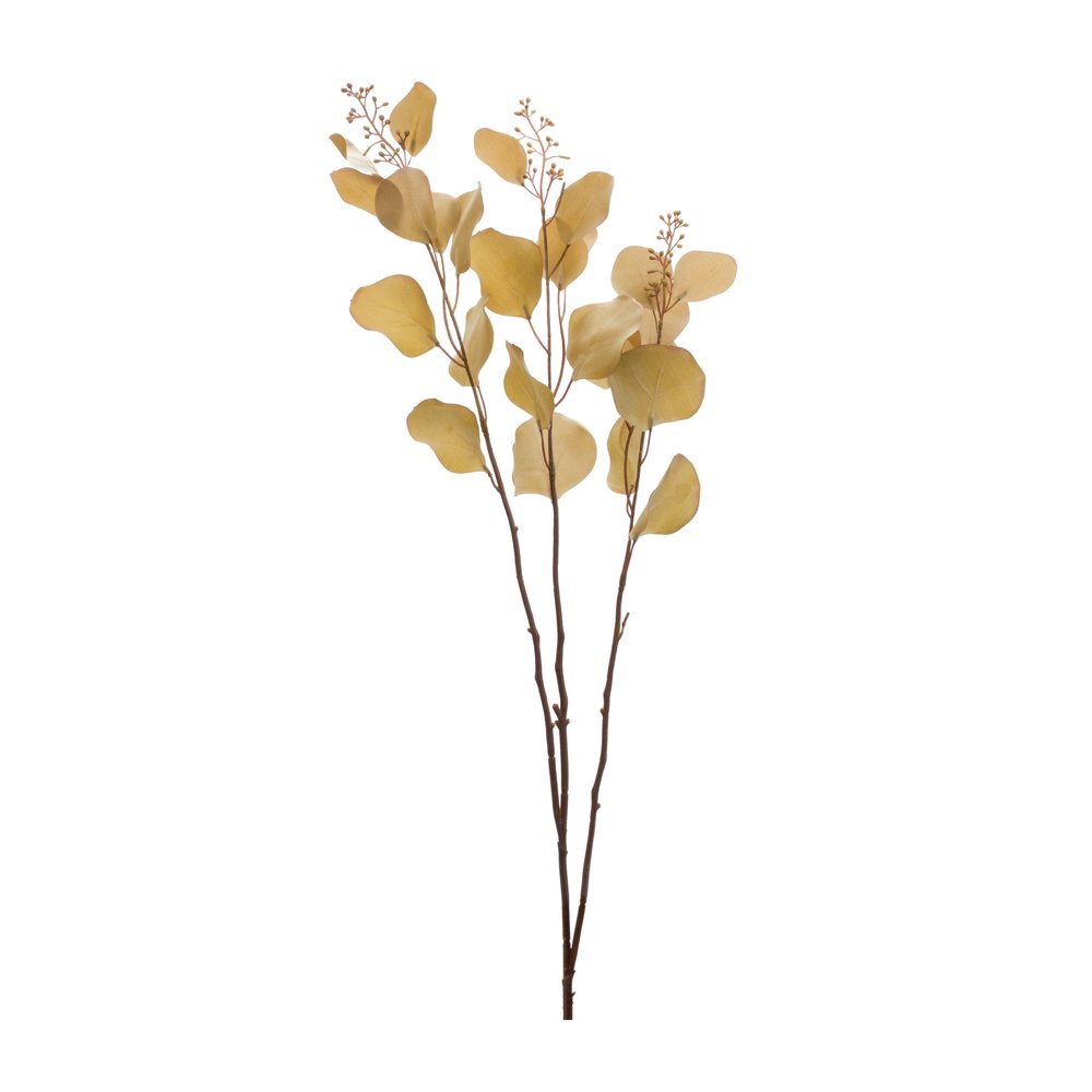 Set of Two 3" Brown Artificial Eucalyptus