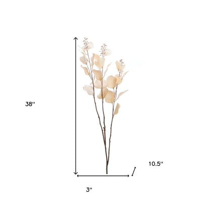 Set of Two 3" Beige Artificial