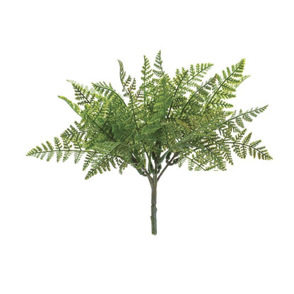 12 9" Green Fern Artificial Plant in a No