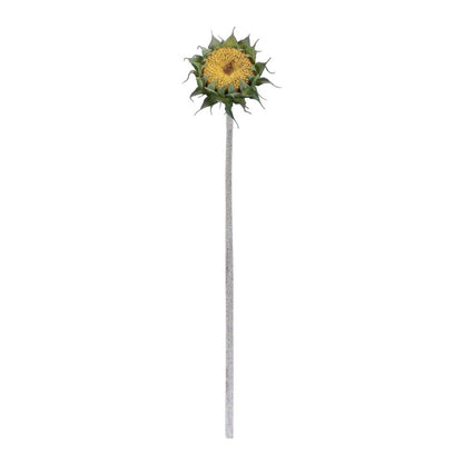 Set of Six 4" Yellow Artificial