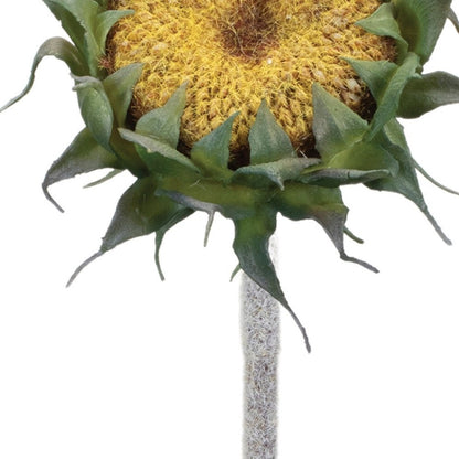 Set of Six 4" Yellow Artificial