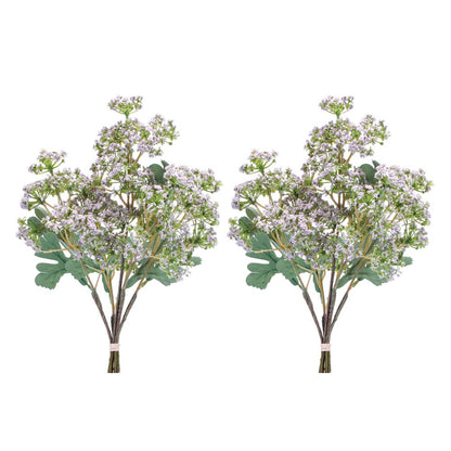 Set of Two 4" Green Artificial