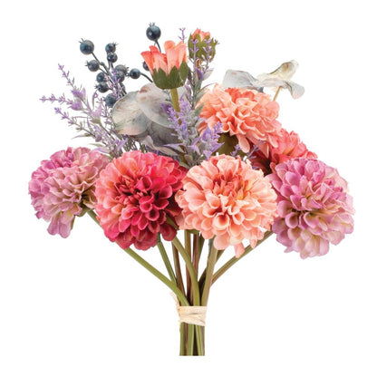 Set of two 18" Purple Artificial Plant in a No