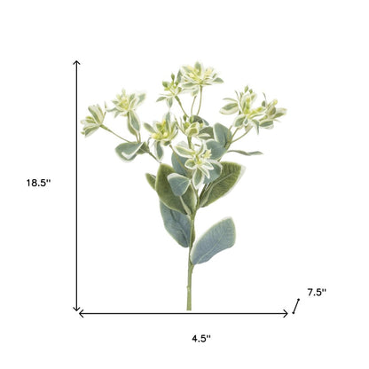 Set of Six 5" Green Artificial