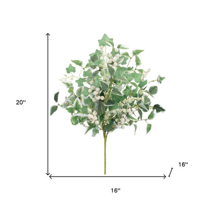 Set of Two 16" Green Artificial