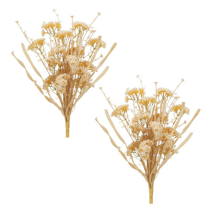 Set of Two 7" Beige Artificial