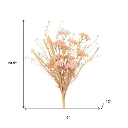 Set of Two 6" Pink Artificial