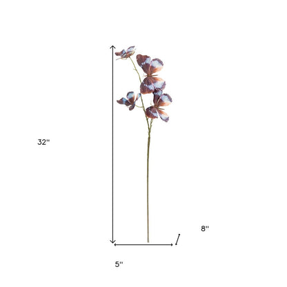 Set of Six 5" Brown Artificial