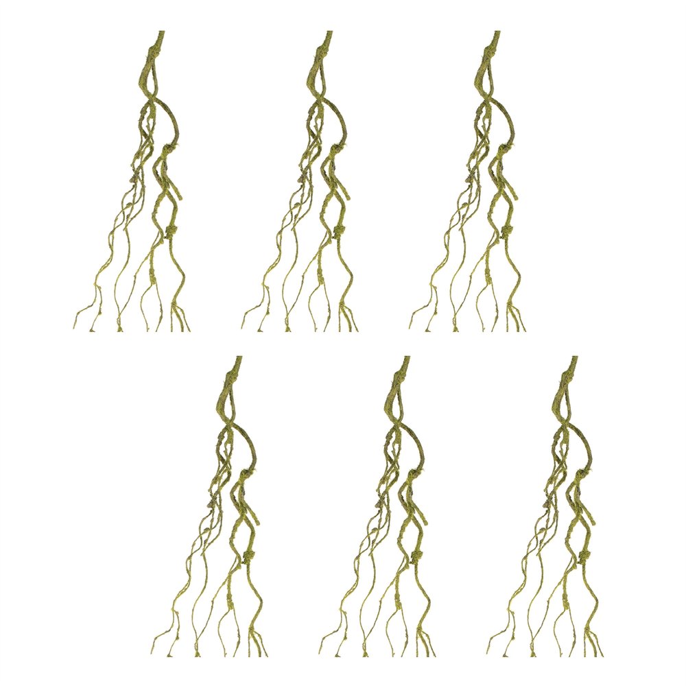 Set of six 45" Green Artificial Plant in a No
