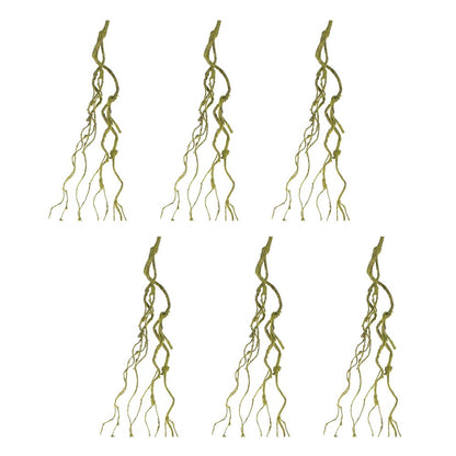 Set of six 45" Green Artificial Plant in a No