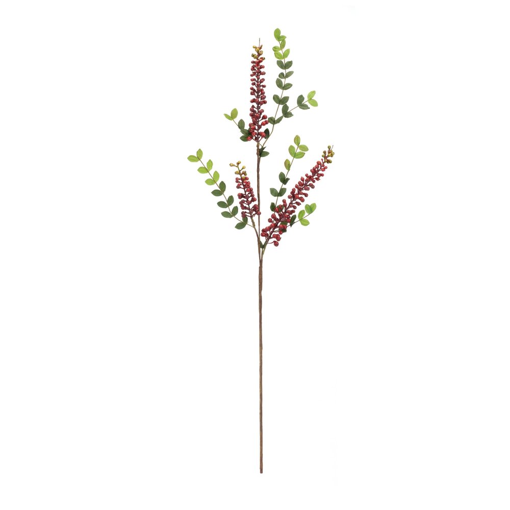 Set of Six 2" Red Artificial